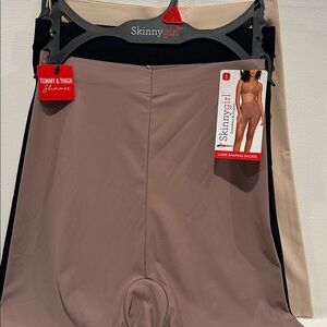 Skinny Girl (3) Pk Laser Shaping Shorts Tummy & Thigh Slimmers.